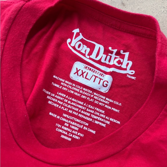 Von Dutch Red Shirt - Picture 3 of 3